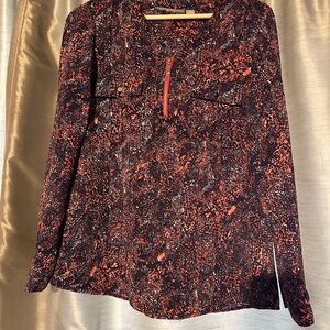 Valerie Stevens Black and Red Blouse